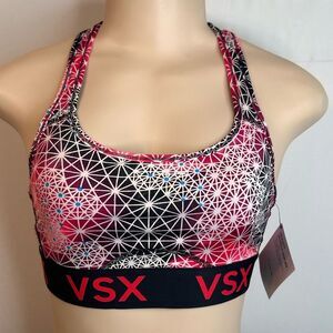 NWT Victoria Secret Sport Women Athletic The PLAYER BRA Multicolor VSX S